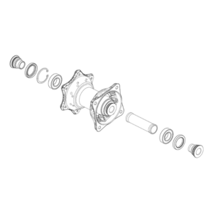 CUBO DA RODA TRASEIRA GASGAS MC85 2021/2024 ( 70110010044 )