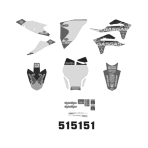 KIT ADESIVOS MC450F TROY LEE 2022