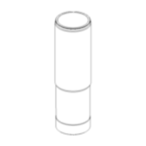 TUBO INTERNO 46X184 DO AMORTECEDOR TRASEIRO GASGAS EC350F 2024/2025